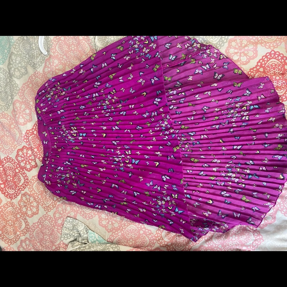 Butterfly skirt purple girls